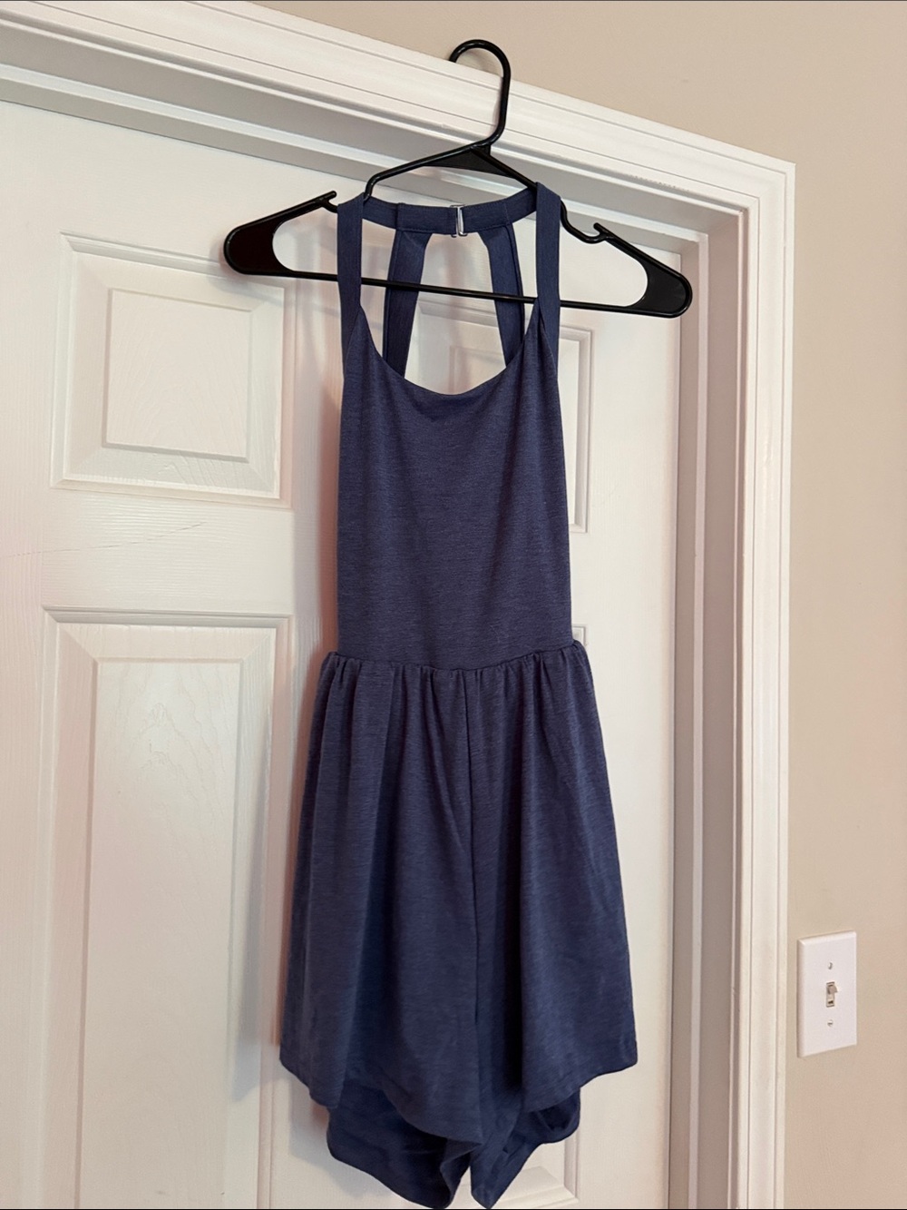 Halara women’s Navy Blue Halter romper